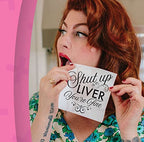Twisted Wares - Funny Cocktail Napkins - WELCOME TO THE SHITSHOW - Boutique Cocktail Napkins - Perfect for any Celebrations 5"X5" (50 Pack)