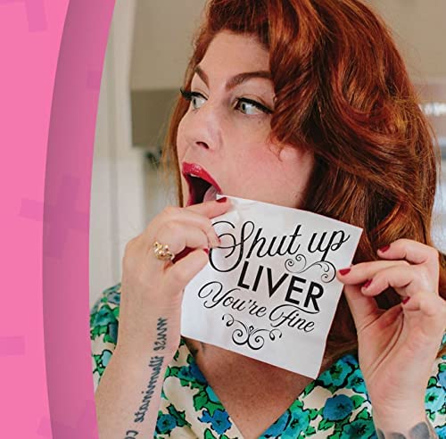 Twisted Wares - Funny Cocktail Napkins - WELCOME TO THE SHITSHOW - Boutique Cocktail Napkins - Perfect for any Celebrations 5"X5" (50 Pack)