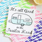 Funny Party Napkins | Sarcastic Humor | ALL GOOD IN THE TRAILER