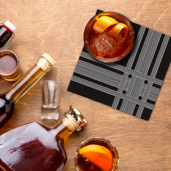 Funny Cocktail Napkins | Sarcastic Humor | STRIPE ILLUSION PACK