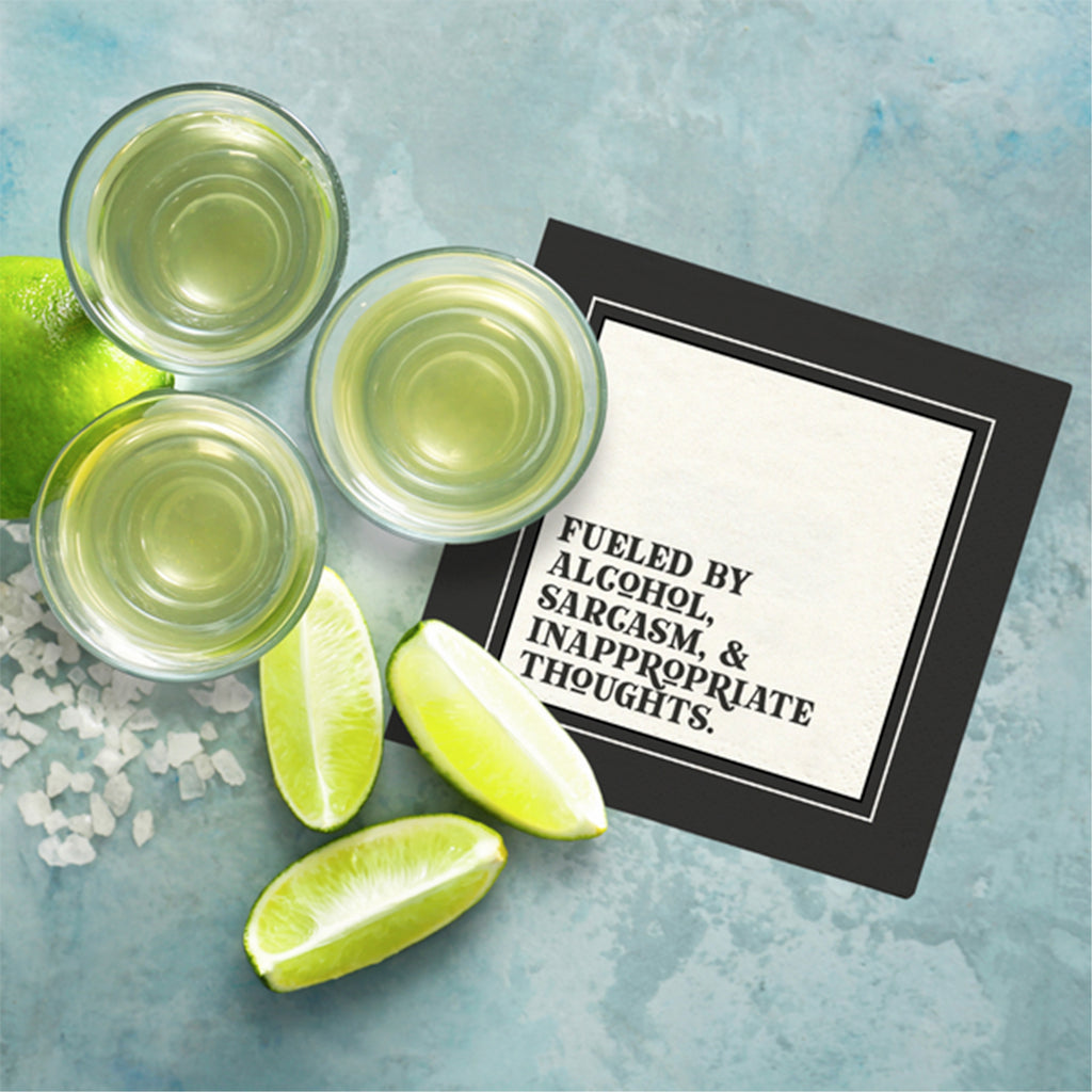 Twisted Wares Funny Cocktail Napkins – FUELED by ALCOHOL