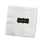 Funny Cocktail Napkins | Sarcastic Humor | GIVE UP WINE, REPLACE WITH MURDER
