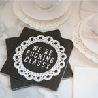 Twisted Wares Funny Cocktail Napkins – We’re F’cking Classy