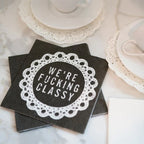 Twisted Wares Funny Cocktail Napkins – We’re F’cking Classy